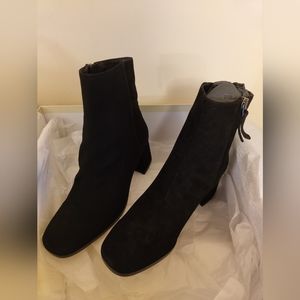 M.gemi black suede boots the cristina size 35